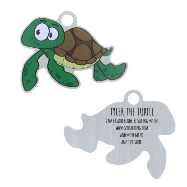 Tyler the Turtle Travel Tag
